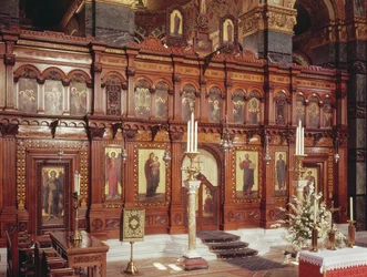 Innenansicht, Kathedrale der Göttlichen Weisheit, Moscow Road, London